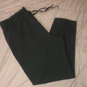 Dark Olive Green LuluLemon Ankle Workout Pants